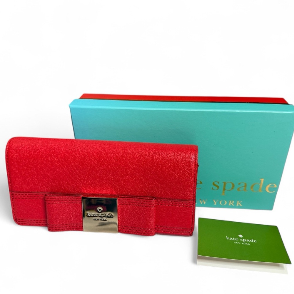 Kate Spade Silver and Red Detail